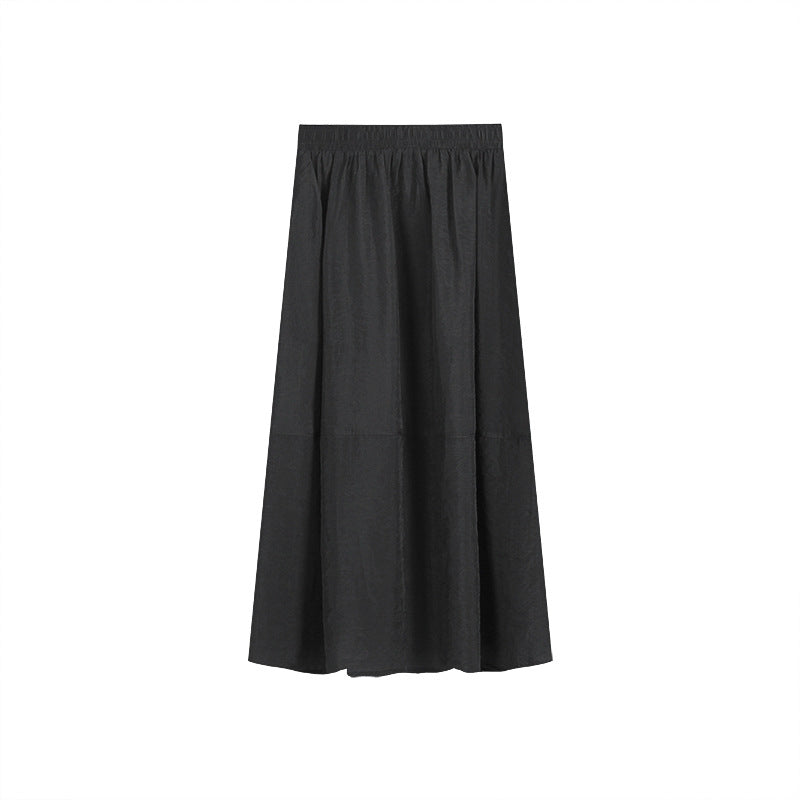 Women's Mid-length Bag Hip A-line Umbrella Skirt