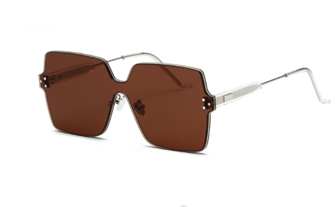 Marine Candy Color Sunglasses in Catwalk Style Rimless Design