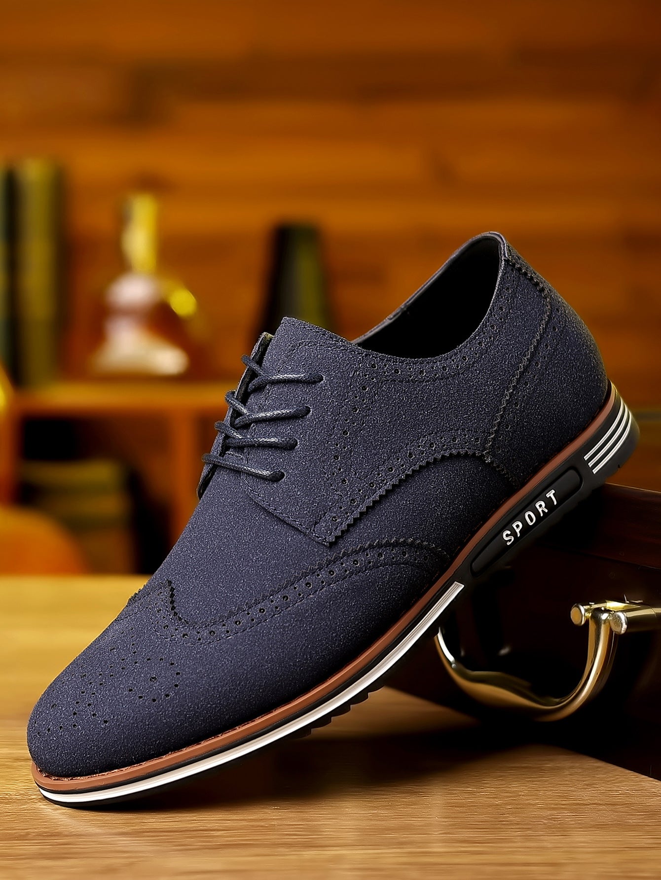 Men's Matte Low-Top Suede Leather Shoes