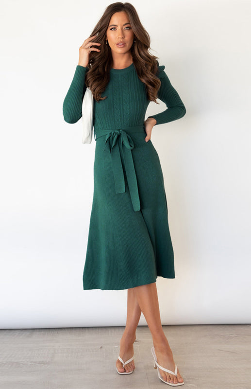 Long_Sleeve_Cable_Knit_Sweater_Dress_-_SteelBlue - SteelBlue