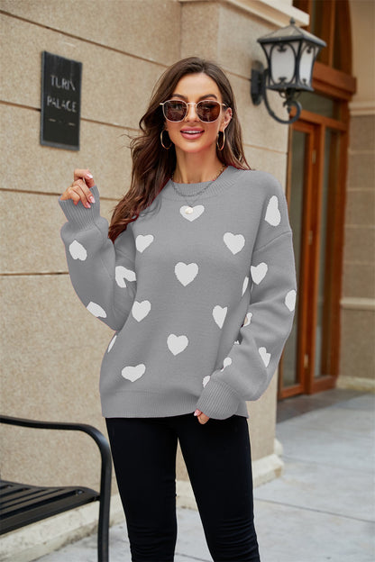 Round Neck Pullover Sweater