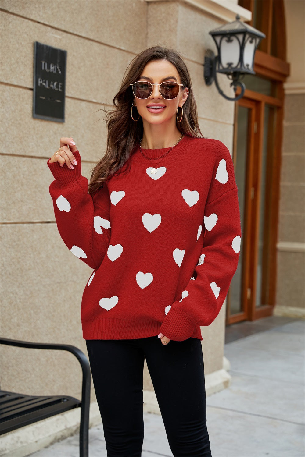 Round Neck Pullover Sweater