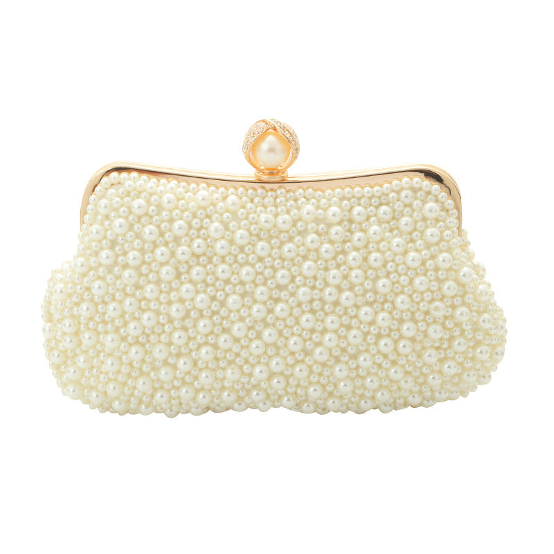 Women's Pearl Pearl Embroidery Dinner Bag