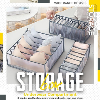 Closet Storage Bins - SteelBlue