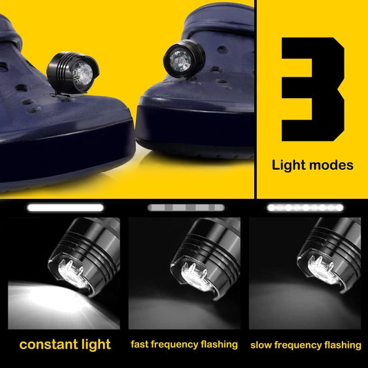Headlights For Croc Lights Charms Accessories - SteelBlue