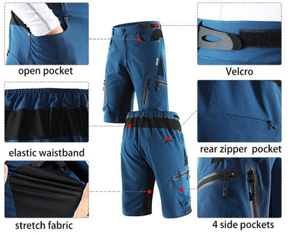 Men's Outdoor Sports Cycling Shorts MTB - SteelBlue & Co.