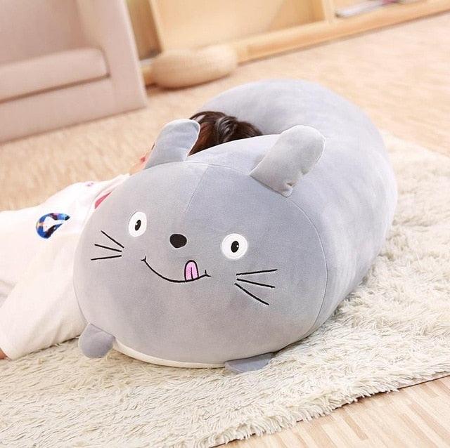 Soft Animal Pillow Cushion - SteelBlue