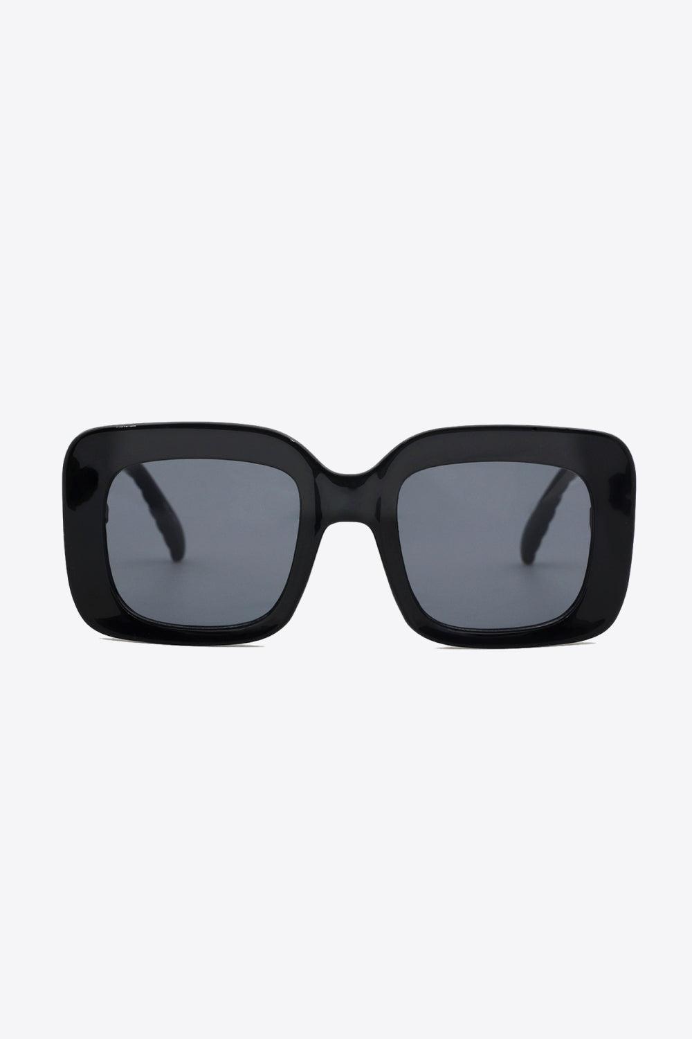 Square Polycarbonate Sunglasses - SteelBlue