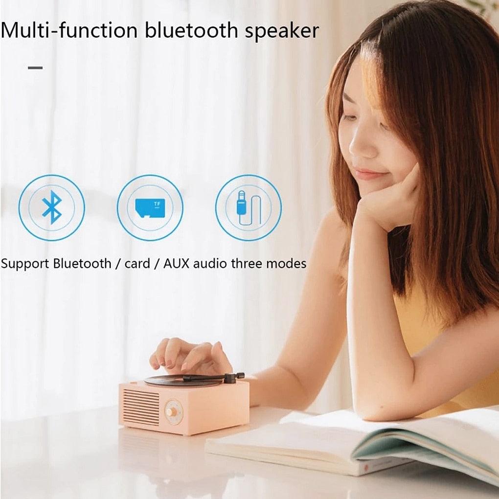 Turntable Speaker USB Bluetooth V5.0 - SteelBlue & Co.
