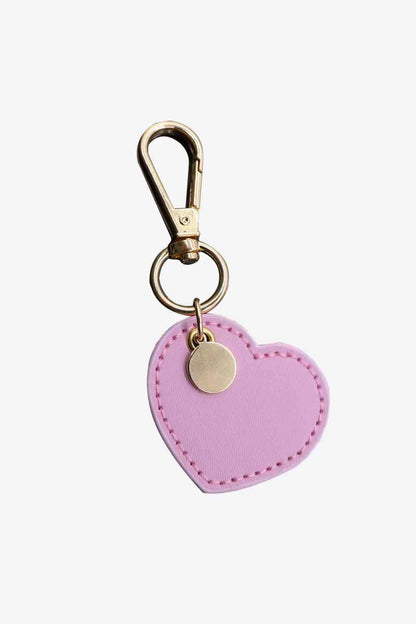 Assorted 4-Pack Heart Shape PU Leather Keychain - SteelBlue & Co.