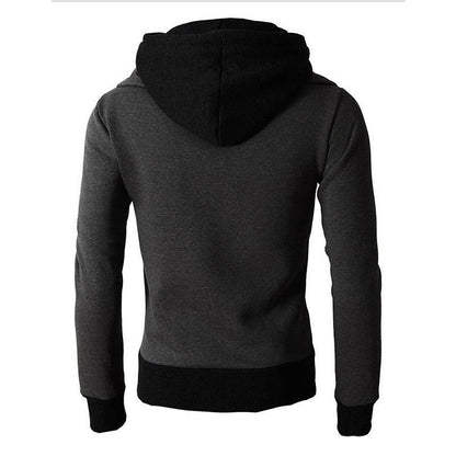 Men's Fleece Full Face Hoodie - SteelBlue