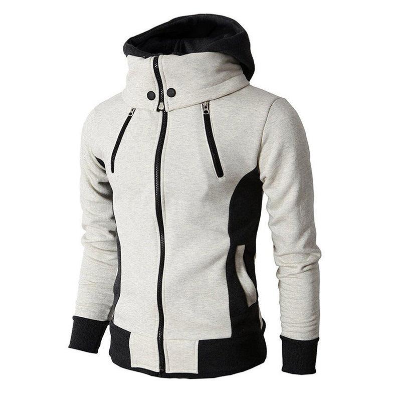 Men's Fleece Full Face Hoodie - SteelBlue