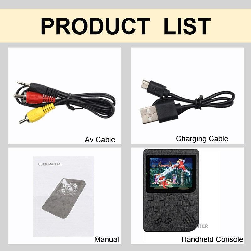 Portable Mini Handheld Video Game - SteelBlue