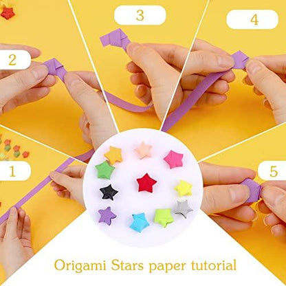 1030 Sheets Star Origami Strip Paper - SteelBlue & Co.