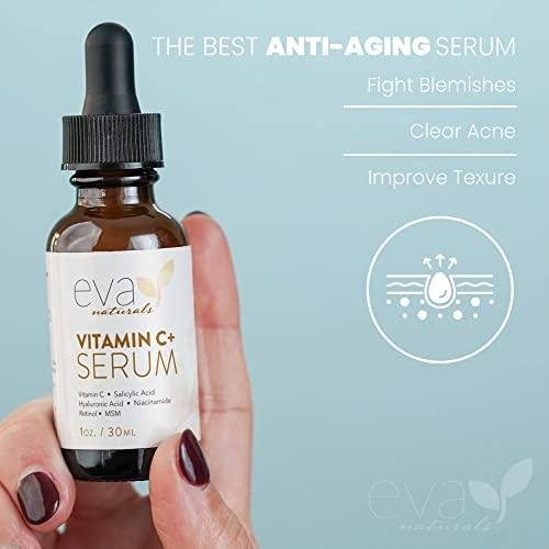 Eva Naturals Vitamin C Face Serum with Hyaluronic Acid